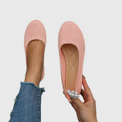 Sylvaine Portreaux | Black Knit Ballet Flats Anti-Slip
