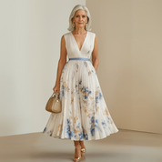 Eleonore Vanthorpe | Flowy Sleeveless Floral Maxi Dress