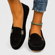 Sylvana Kensington | Teal Suede Orthopedic Loafer