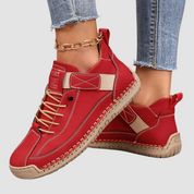 Elara Ravenswood | Orthopedic Sneakers Beige Wide Fit