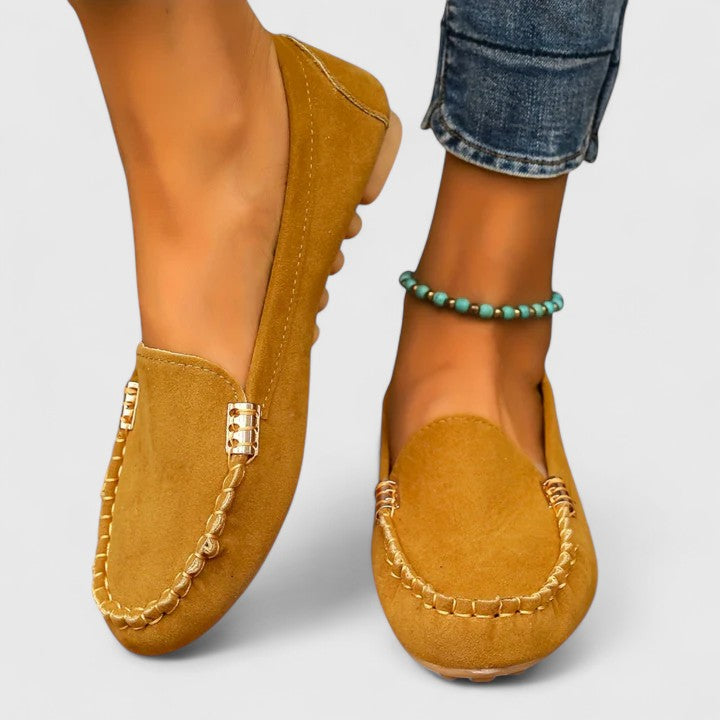Sylvana Kensington | Teal Suede Orthopedic Loafer