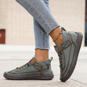 Celeste Morvan | Orthopedic Comfort Sneakers in Sage Green