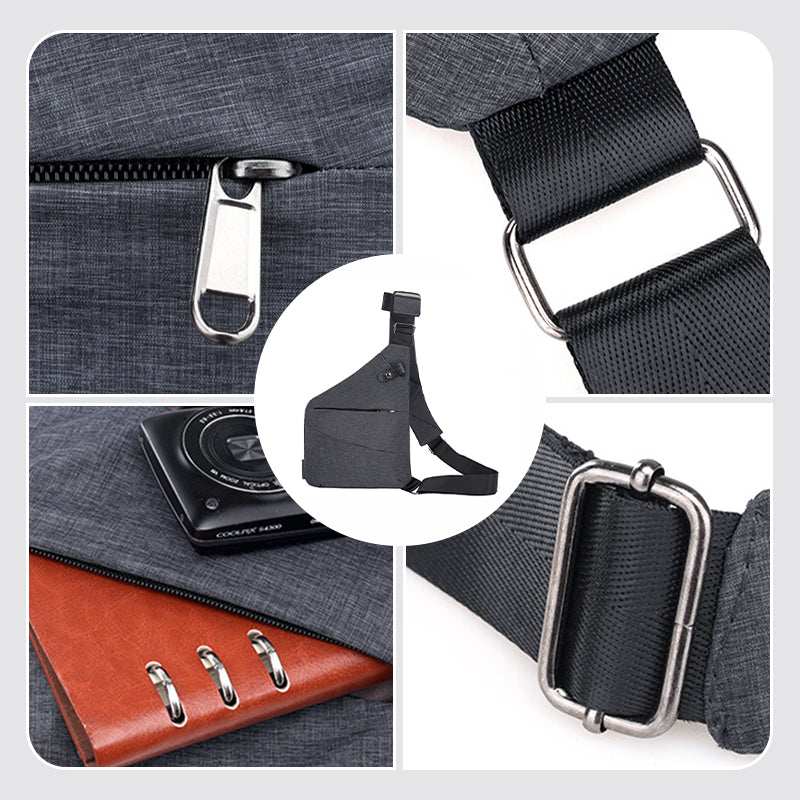 Maximilian Forsythe | Black Crossbody Sling Bag