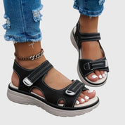 Elspeth Carrington | Orthopedic Platform Sandals in Taupe
