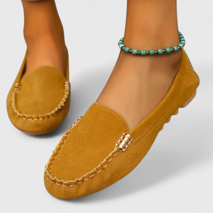 Sylvana Kensington | Teal Suede Orthopedic Loafer