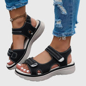 Elspeth Carrington | Orthopedic Platform Sandals in Taupe