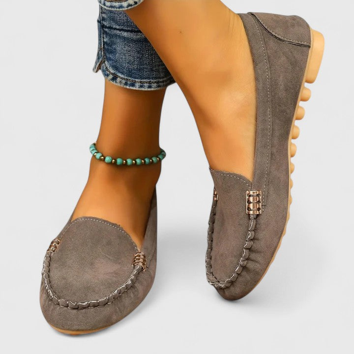 Sylvana Kensington | Teal Suede Orthopedic Loafer