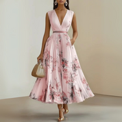 Eleonore Vanthorpe | Flowy Sleeveless Floral Maxi Dress