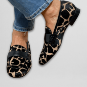 Rowena Castellmore | Animal Print Orthopedic Loafers
