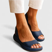 Genevra Sandoval | Pink Platform Orthopedic Sandals