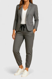 Adriana Bellvoire | Blue Tailored Blazer & Jogger Co-ord Set