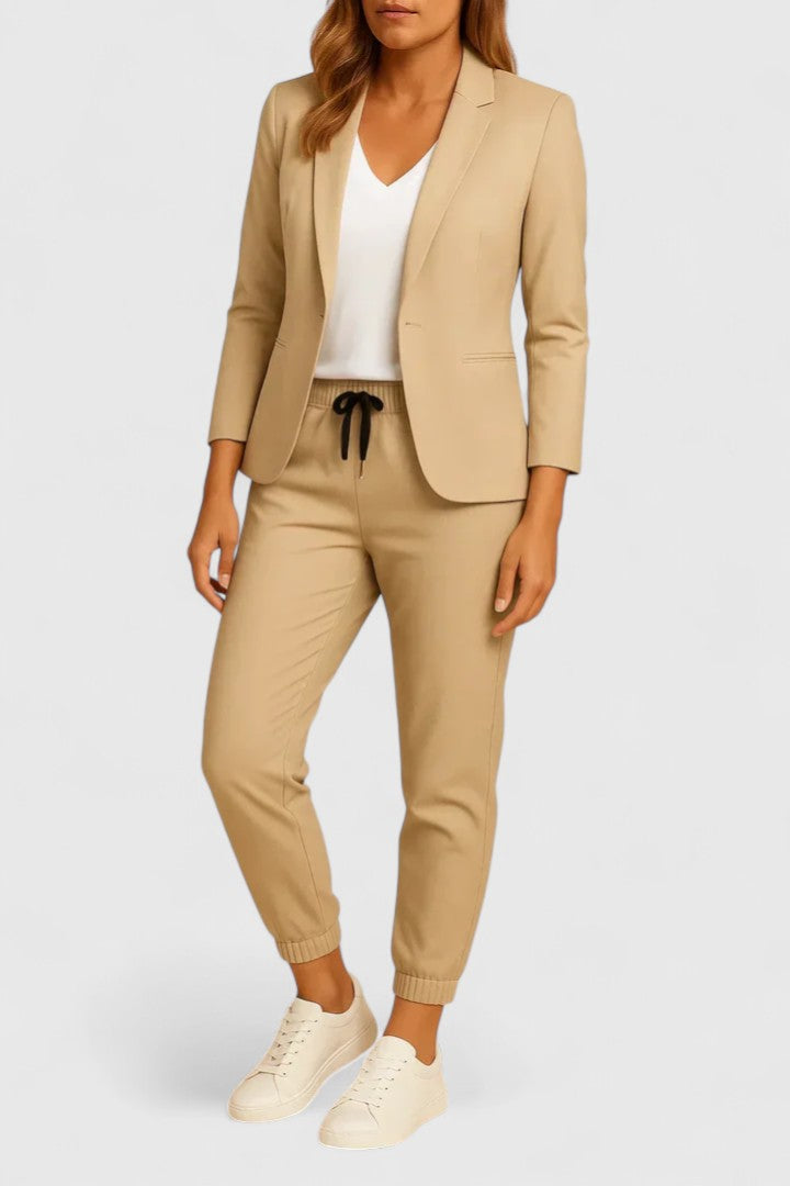 Adriana Bellvoire | Blue Tailored Blazer & Jogger Co-ord Set