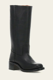 Arabella Stonebridge | Dark Brown Knee-High Leather Boots Slim Fit