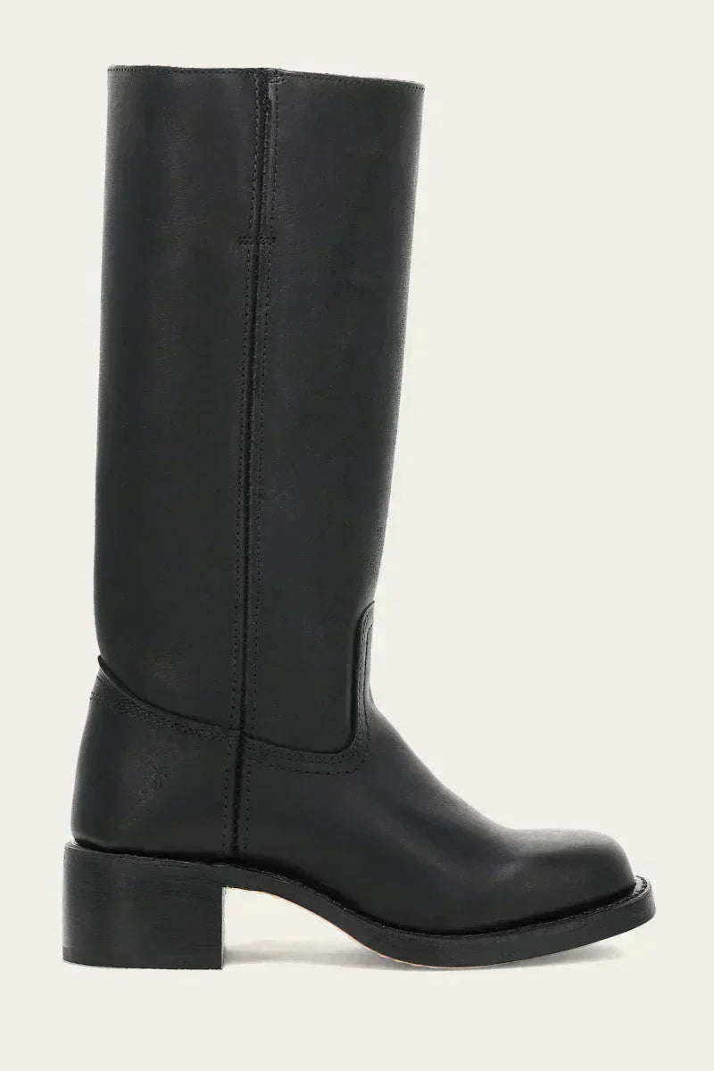 Arabella Stonebridge | Dark Brown Knee-High Leather Boots Slim Fit