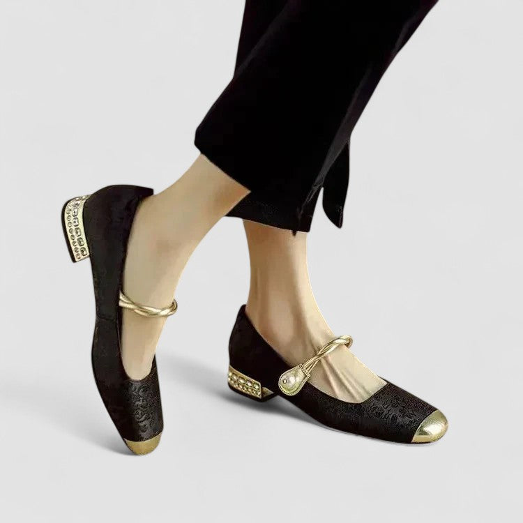 Eleonora Bianchi | Green Orthopedic Mary Jane Heels