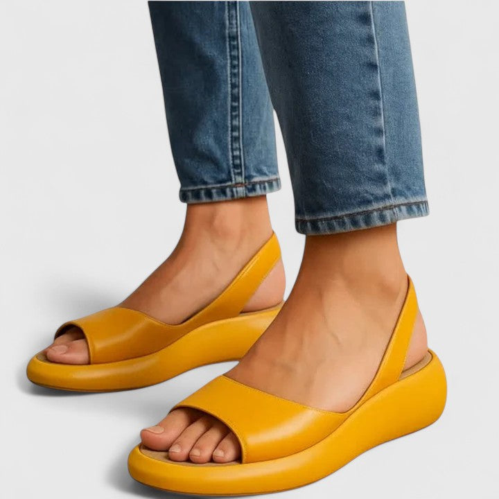 Genevra Sandoval | Pink Platform Orthopedic Sandals