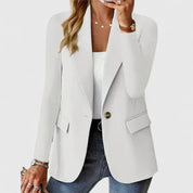 Helena Forsythe | Classic Black Single-Button Blazer