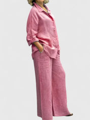 Théodore Blanchard | Linen Two-Piece Set in Lilac