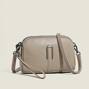 Margaux Delacroix | Elegant Blue Leather Crossbody Shoulder Bag