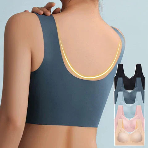 Margeline Vaudreau | Ultra-Comfortable Seamless Bra in Black