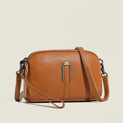 Margaux Delacroix | Elegant Blue Leather Crossbody Shoulder Bag