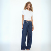 Arabella Thornwick | High-Rise Wide-Leg Light Wash Jeans