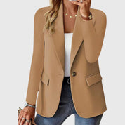 Arabella Winsford | Red Single-Button Blazer