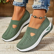 Arabella Fontaine | Lightweight Knit Slip-On Sneakers for Women