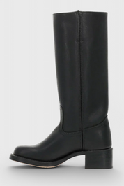 Rosalind Fenwick | Tan Leather Knee-High Western Boots
