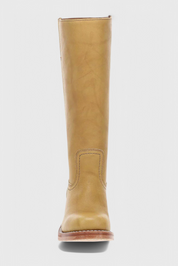 Rosalind Fenwick | Tan Leather Knee-High Western Boots