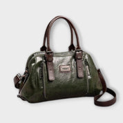 Arabella Fontecchi | Classic Brown Faux Leather Tote Handbag