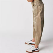 Margeline Ashcroft | High-Rise Barrel Leg Jeans in Light Acid-Wash Denim