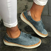 Sylvaine Beaufort | Women's Orthopedic Slip-On Sneakers in Olive Suede