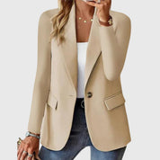 Arabella Winsford | Red Single-Button Blazer