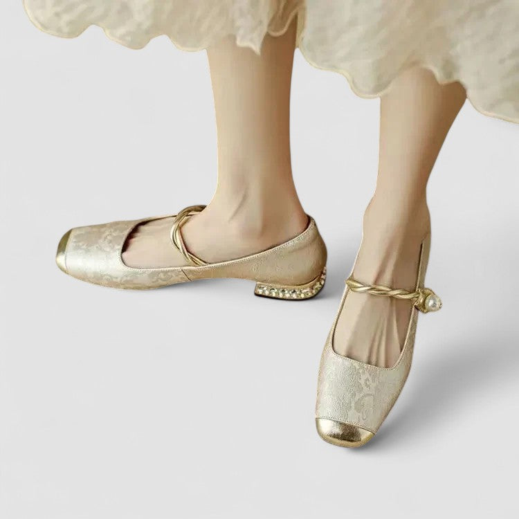 Eleonora Bianchi | Green Orthopedic Mary Jane Heels
