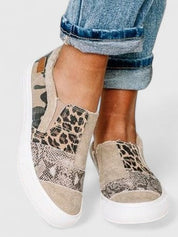 Seraphelle Davenport | Animal Print Slip-On Orthopedic Loafers