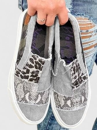 Seraphelle Davenport | Animal Print Slip-On Orthopedic Loafers