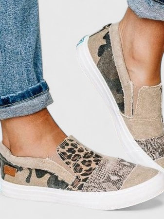 Seraphelle Davenport | Animal Print Slip-On Orthopedic Loafers