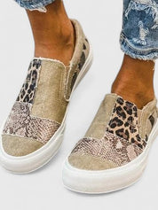 Seraphelle Davenport | Animal Print Slip-On Orthopedic Loafers