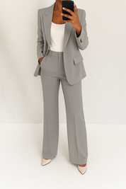Margeline Thornvale | Blue Two-Piece Tailored Suit for Women