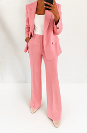 Margeline Thornvale | Blue Two-Piece Tailored Suit for Women