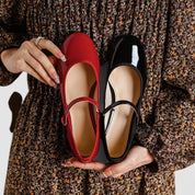 Lucinda Fairvale | Black Patent Mary Jane Block Heel