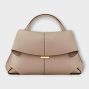 Loretta Vespucci | Black Structured Top Handle Handbag